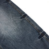 Washed Whiskers Barrel-Leg Denim Pants