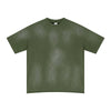 Raw Hem Painted Baggy T Shirt 285gsm