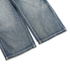 Men's Wide-Leg Pleated Jeans