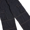 Loose Fit Denim Cargo Trousers