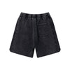 Washed Raw Edge Baggy Shorts