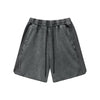 Washed Raw Edge Baggy Shorts