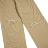 Loose-Fit Ripped Front Seam Trousers