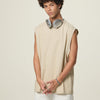 Solid Color Crew Neck Sleeveless Tee 240gsm