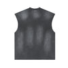 Raw Edge Distressed Muscle Tank 285gsm