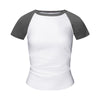 Raglan Cotton Pleated-Waist Tee 150gsm