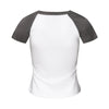 Raglan Cotton Pleated-Waist Tee 150gsm