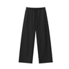 Solid Color Loose Fit Trousers