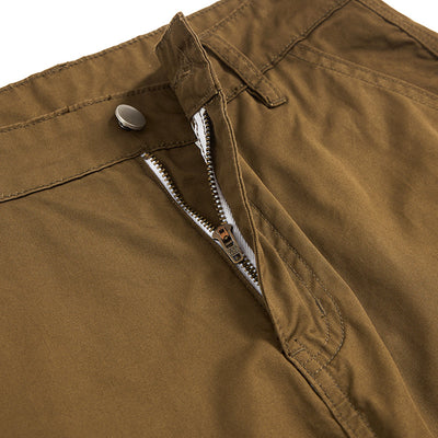 Relaxed Fit Pleated Knee Cargo Pants