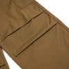 Relaxed Fit Pleated Knee Cargo Pants