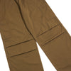 Relaxed Fit Pleated Knee Cargo Pants