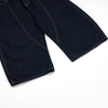 Barrel-Leg Selvedge Denim Capri Pants