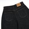 Black Selvedge Denim Capri Pants