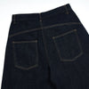 Barrel-Leg Selvedge Denim Capri Pants