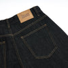 Black Selvedge Denim Capri Pants