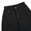Black Selvedge Denim Capri Pants