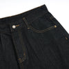 Black Selvedge Denim Capri Pants