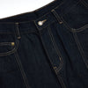 Barrel-Leg Selvedge Denim Capri Pants