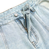 Baggy Cargo Denim Capri Pants