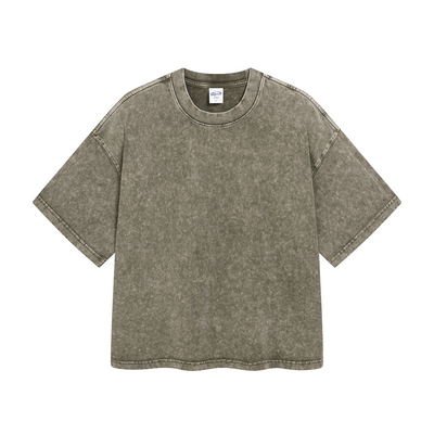 Vintage Washed Boxy Heavyweight Tee 275gsm