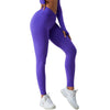 Women's Solid Color Crossover Leggings