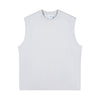 Solid Color Crew Neck Sleeveless Tee 240gsm