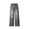 Y2K Fluid Patchwork Jeans