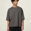 Plain Color Boxy Cotton T Shirt 230gsm