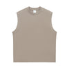 Solid Color Crew Neck Sleeveless Tee 240gsm