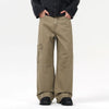 Relaxed Fit Cargo Pants-INNBLAC