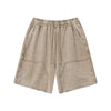 Raw Edge Patchwork Shorts