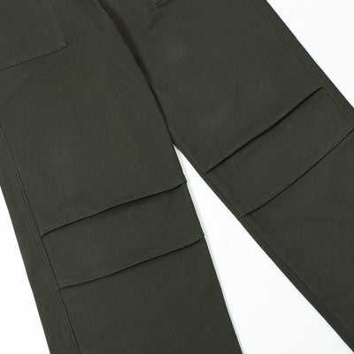 Straight Leg Casual Trousers-INNBLAC