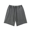 Stone-Wash Raw-Hem Shorts