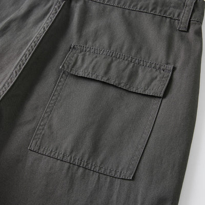 Straight Leg Casual Cargo Pants-INNBLAC