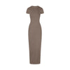 Vintage Wash Ribbed Tee Maxi Dress