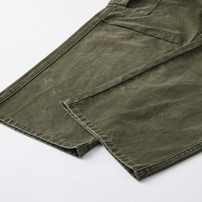 Straight Leg Cargo Denim Pants-INNBLAC