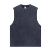 Distressed Raw Edge Sleeveless Tee 8oz-INNBLAC Fashion Apparel