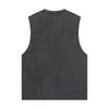 Distressed Raw Edge Sleeveless Tee 8oz-INNBLAC Fashion Apparel