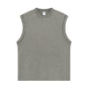 Back Seam Distressed Sleeveless T Shirt 8oz-INNBLAC Fashion Apparel