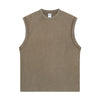 Back Seam Distressed Sleeveless T Shirt 8oz-INNBLAC Fashion Apparel