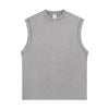 Back Seam Distressed Sleeveless T Shirt 8oz-INNBLAC Fashion Apparel