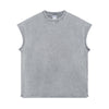 Washed Raw Edge Baggy Tank Top 8oz-INNBLAC Fashion Apparel