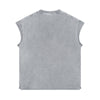 Washed Raw Edge Baggy Tank Top 8oz-INNBLAC Fashion Apparel