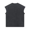 Washed Raw Edge Baggy Tank Top 8oz-INNBLAC Fashion Apparel