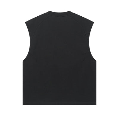 Solid Color Loose Fit Tank Top 8oz-INNBLAC Fashion Apparel