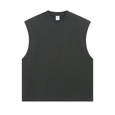 Solid Color Loose Fit Tank Top 8oz-INNBLAC Fashion Apparel