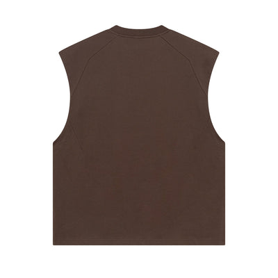 Solid Color Loose Fit Tank Top 8oz-INNBLAC Fashion Apparel