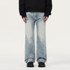 Washed Blue Bootcut Jeans-INNBLAC