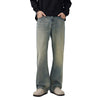 Muddy Washed Whiskers Bootcut Jeans-INNBLAC