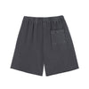 Washed Raw Edge Relaxed Shorts